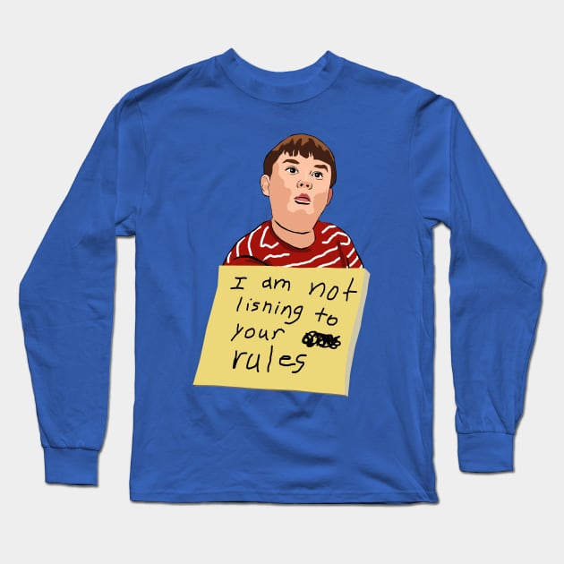 King Curtis Rules Long Sleeve T-Shirt by IssaqueenaDesign